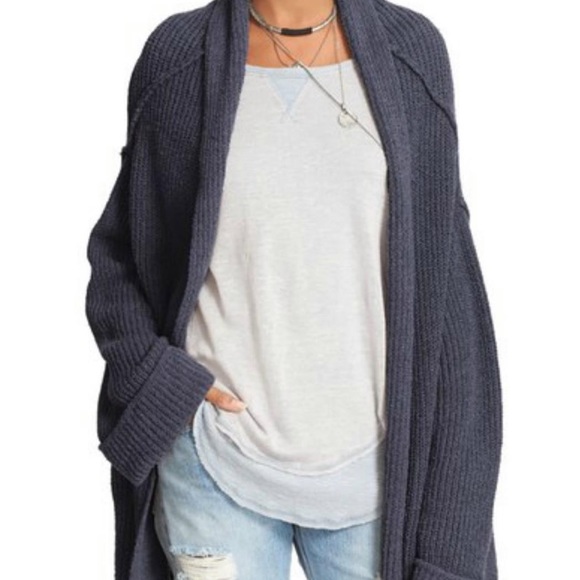 Free People Low Tide slouchy cardigan - Picture 2 of 5